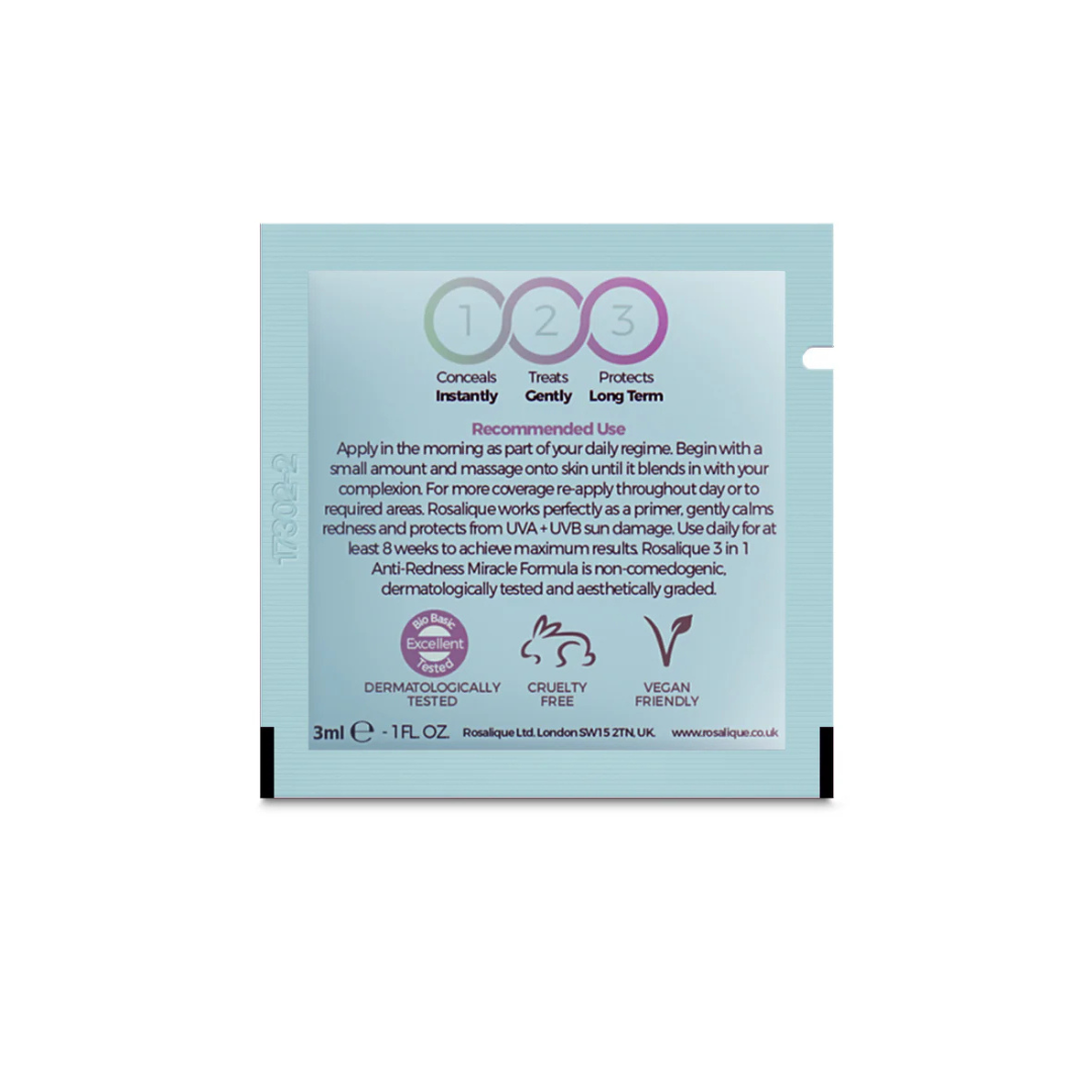 Rosalique 3 in 1 Anti-Redness Miracle Formula SPF50 Sample 3ml