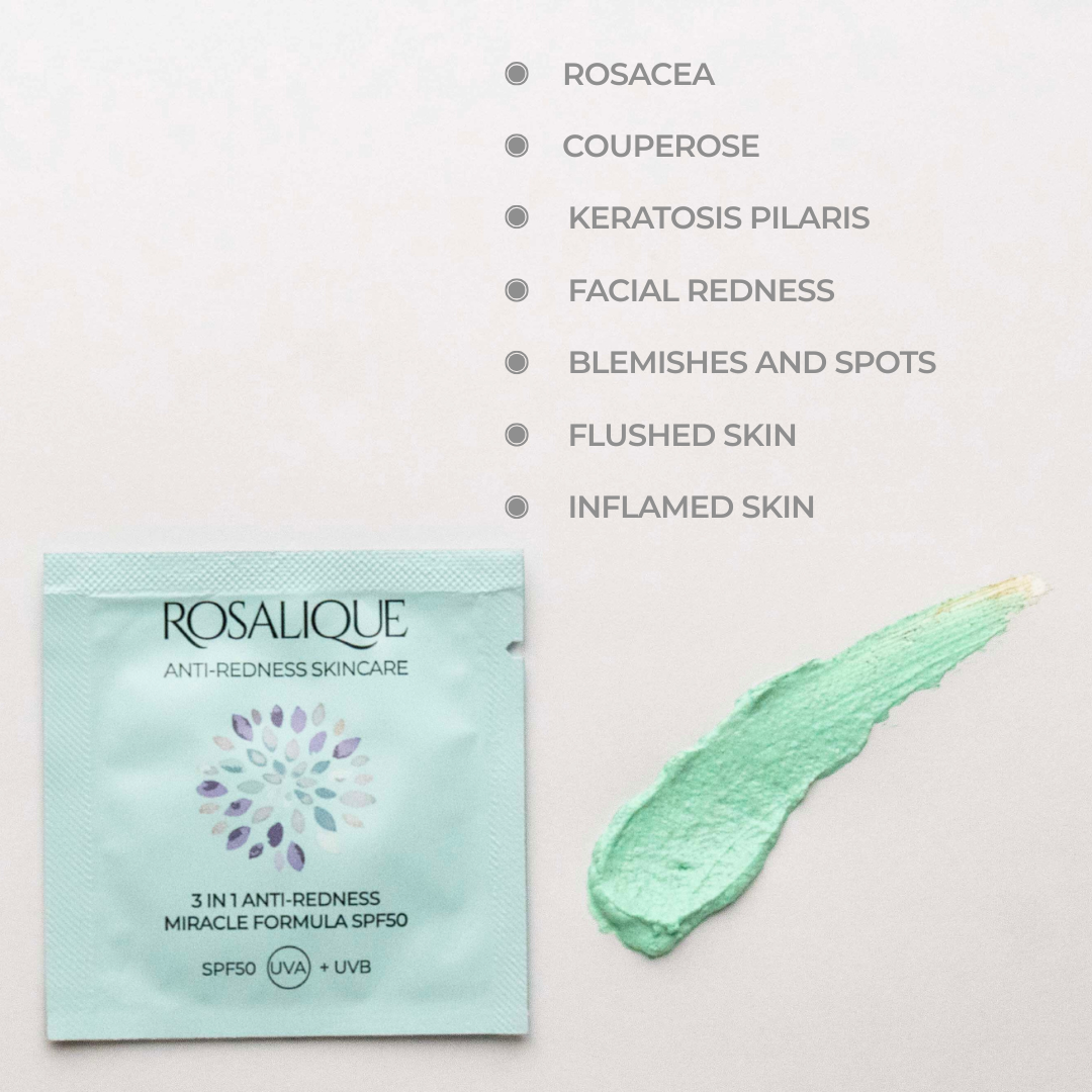 Rosalique 3 in 1 Anti-Redness Miracle Formula SPF50 Sample 3ml