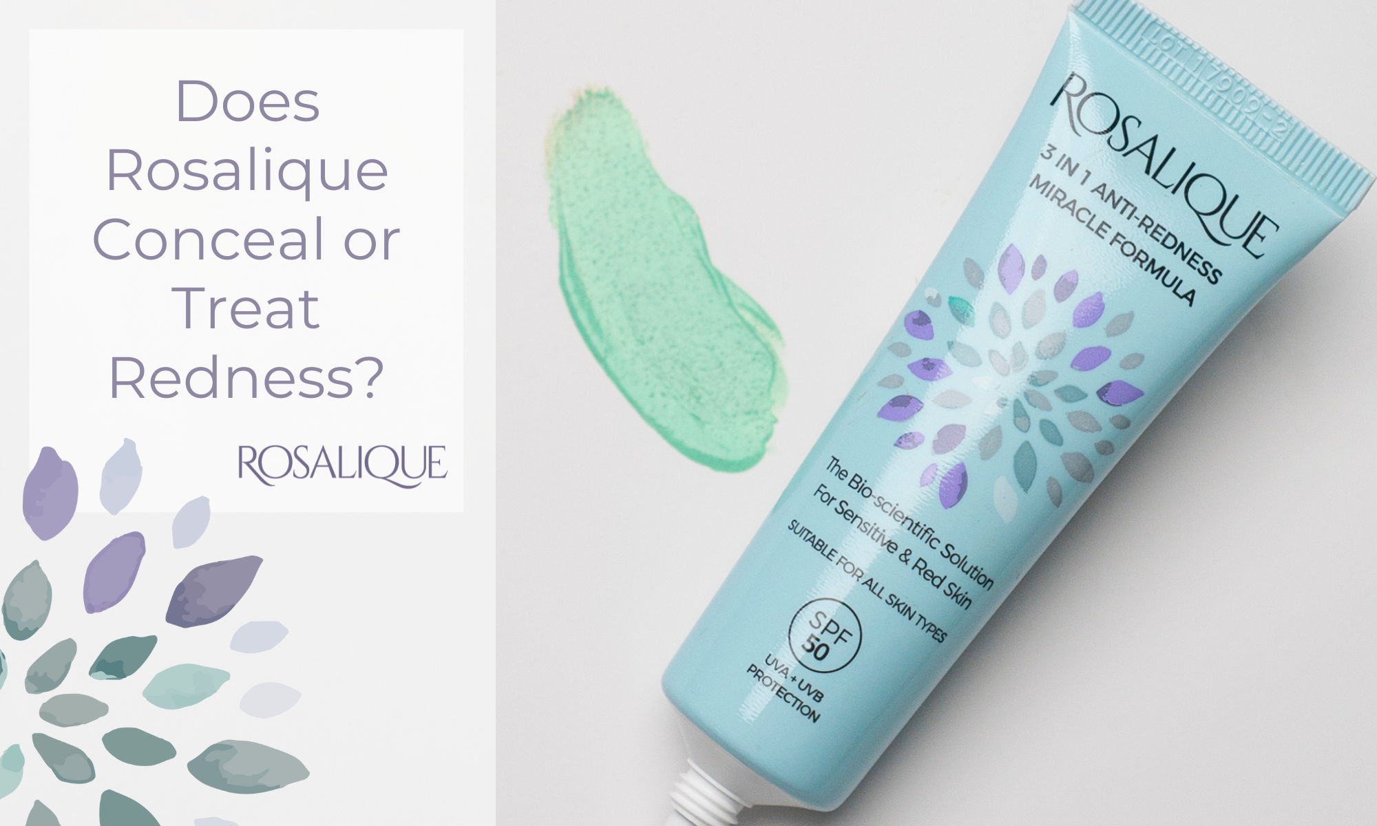 Does Rosalique conceal or treat redness?