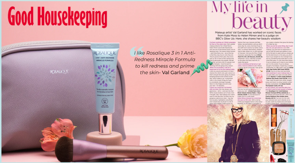 Rosalique is a staple in Val Garland's make up bag!