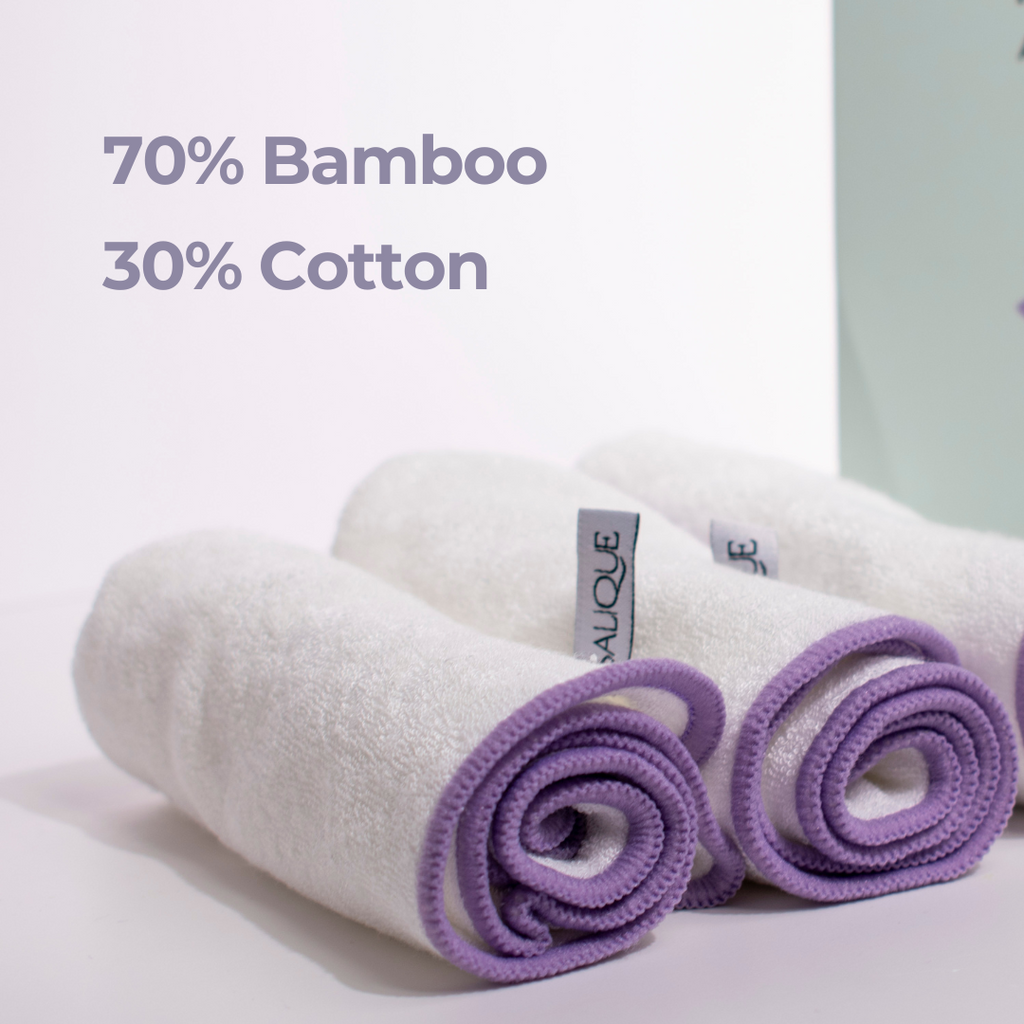 Bamboo cotton face cloths hotsell